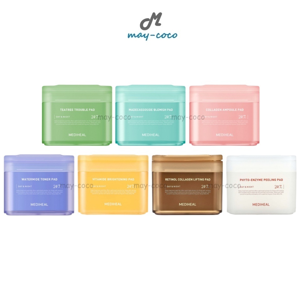 ถูก/แท้/มีไลฟ์ มาสก์ Mediheal Toner Pads โทนเนอร์แพด แผ่นมาสก์ บำรุงผิวหน้า หน้าฉ่ำ มาสก์หน้า ผิวเนียน ลดสิว ชุ่มชื้น