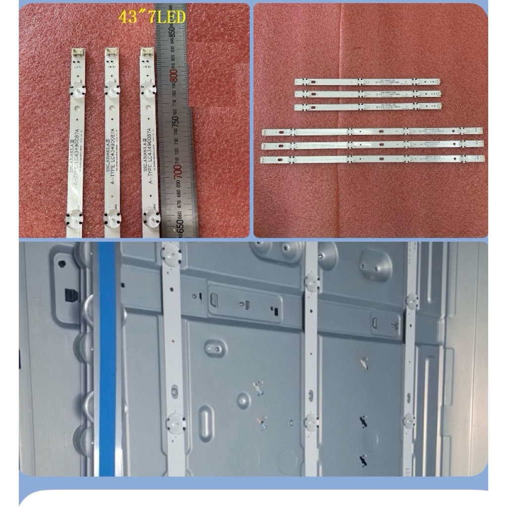 LGนิ้ว 43UK6090PUA 43UK6300PUE 43UM6910PUA 43UM6950DUB 43UJ620T/43UM710PTของใหม่พร้อมส่งทั้งชุด 3×7ด