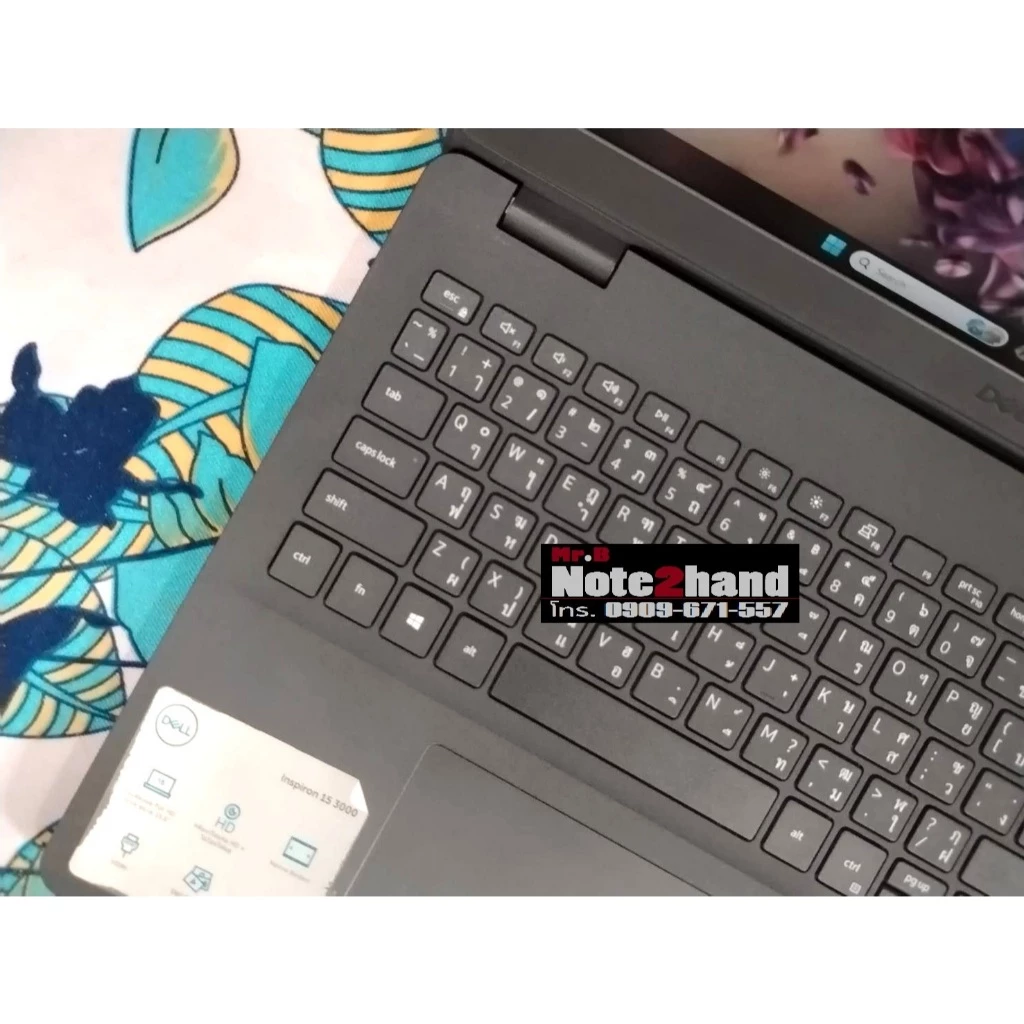 โน๊ตบุ๊คมือสอง DELL Ryzen 3 3250U จอ 15.6 นิ้ว แรม 8GB NVMe 256GB thumbnail 4