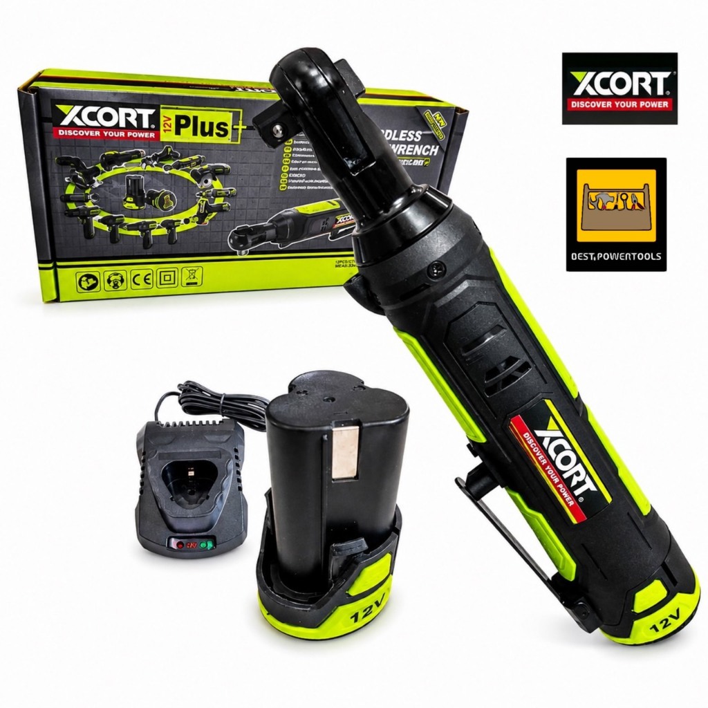 XCORT (SERIES 12) ประแจด้า​มฟรีไร้สาย​ 12V แบต 1 ก้อน ก็อก​แก็กไร้สาย​ ประกอบชิ้นส่วนรถยนต์​และรถบิ๊