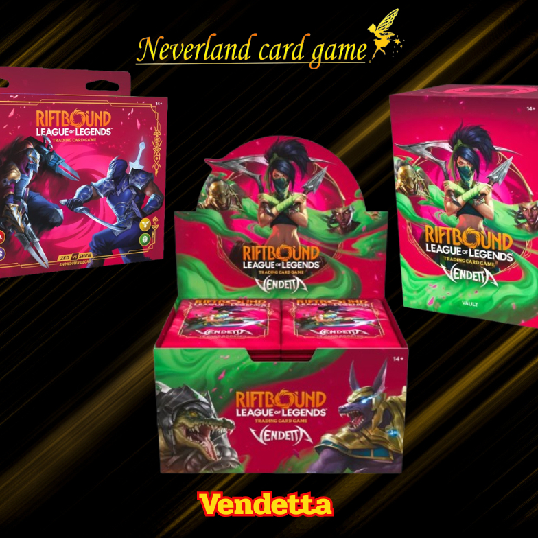การ์ด Riftbound League of Legends Vendetta Box / Showdown deck / Vault