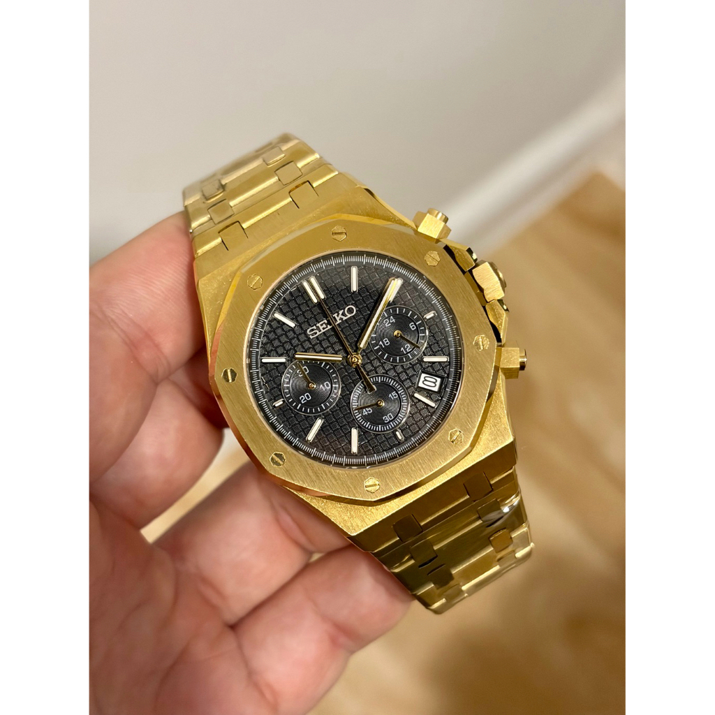 Custom Watch Royal Style All Gold VK63