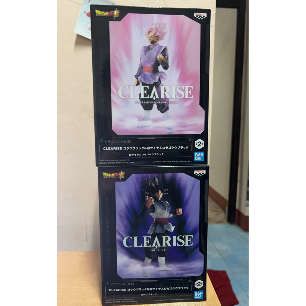 DRAGON BALL SUPER CLEARISE GOKU BLACK & SUPER SAIYAN ROSE GOKU BLACK ***มือ 2 พร้อมส่ง***