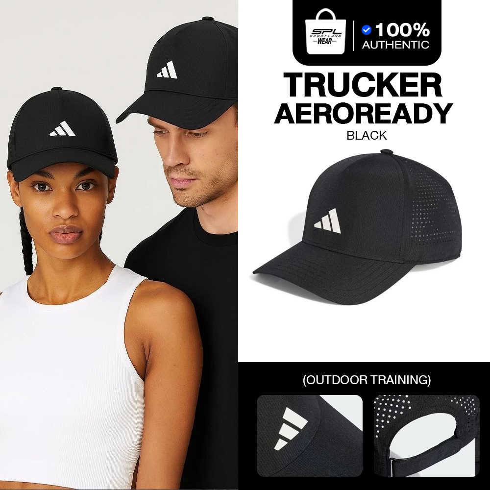 Adidas อาดิดาส หมวกแก๊ป หมวกกีฬา TR Cap AEROREADY Sport Trucker HT2045 (1100)