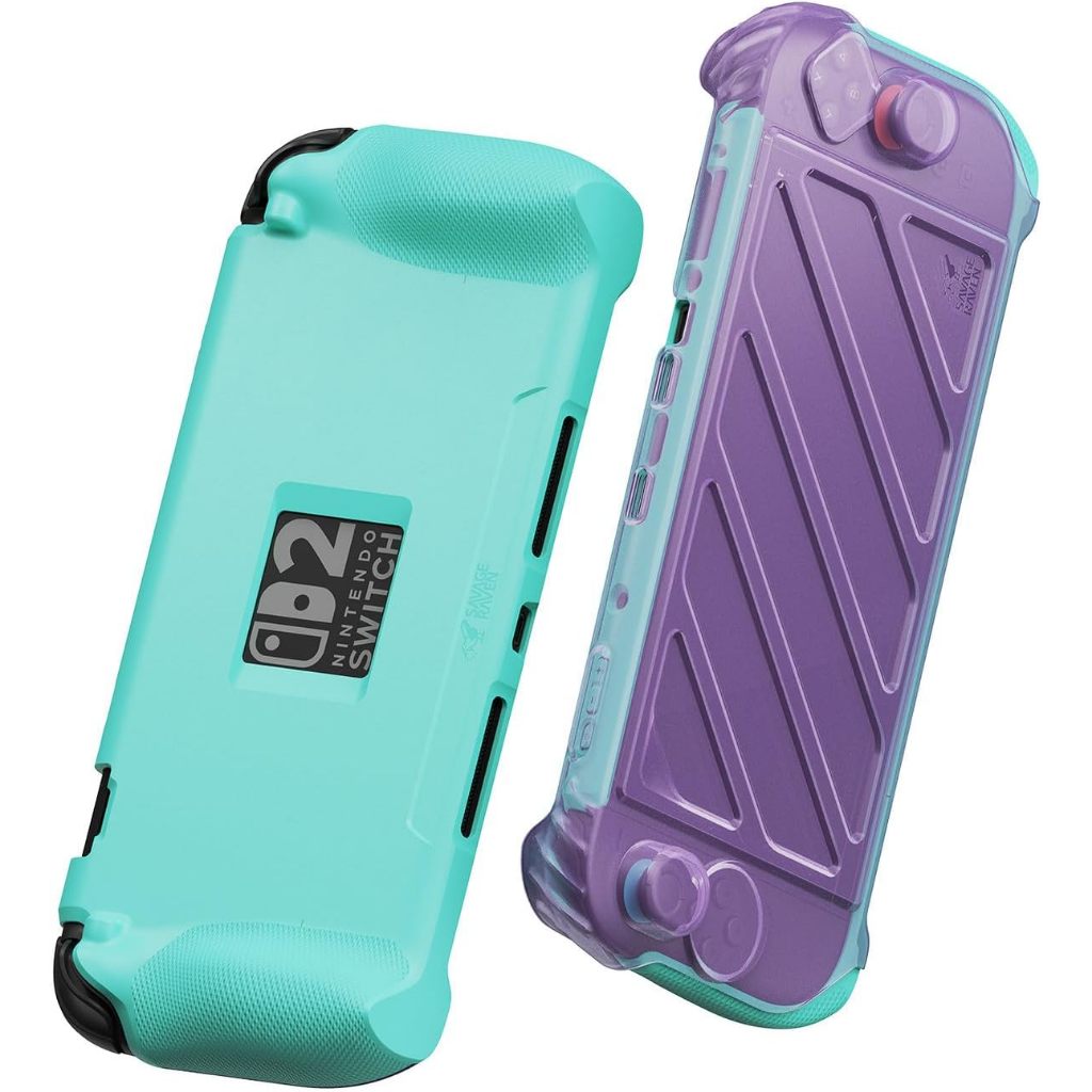 [ส่งด่วน]  (เคส+ฝาหน้า) HardShell Front Cover Bundle for Switch 2 Stand Grip Savage Raven by Skull & Co. ของแท้ มีประกัน รูปที่ 7