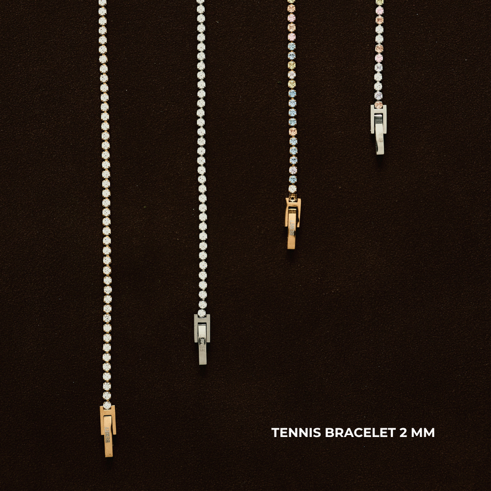 Bemet tennis bracelet กำไลสแตนเลส