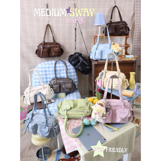 8anglesshop: Medium Sway 🏸 กระเป๋าทรง Cargo 13.5 นิ้ว มีสายยาว ใส่Ipadได้ หนังกันน้ำ กันรอย ✨ E008