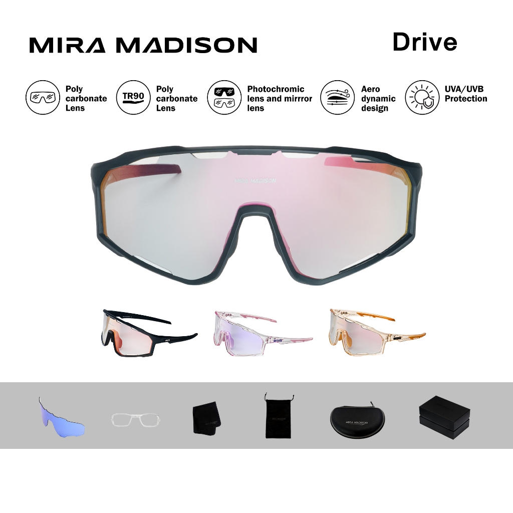Mira Madison Sport Sunglasses แว่นตากันแดด รุ่น Drive