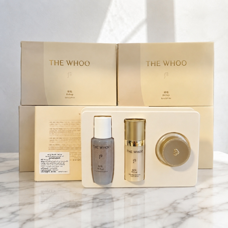เซ็ตของขวัญผลิตภัณฑ์บำรุงผิว The Whoo รุ่น Bichup 3pcs Gift Kit