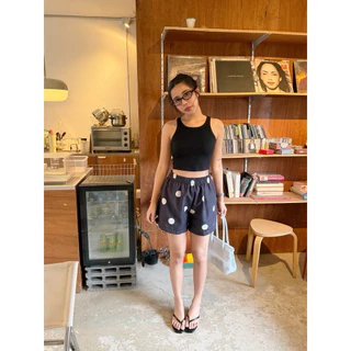 sawat _bt ”Crochet pants" นค้าใหม่พร้อมส่ง กางเกงเอวยางยืด มีซับใน มีกระเป๋าล้วงพร้อมถักขอบปลายขา ผ้าลินิลผสมฝ้ายเนื้อผ้
