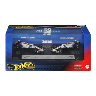 Hot Wheels Premium Formula 1 2-Pack ฮอตวีลส์ พรีเมียม ฟอร์มูลาวัน กล่องคู่ คละแบบ JMM89 (956A) TH