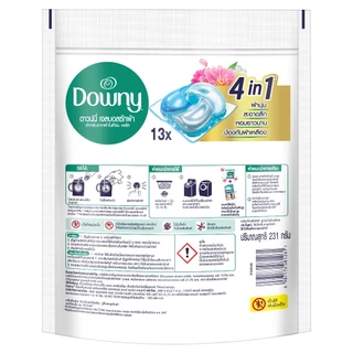 ดาวน์นี่ เจลบอลซักผ้า น้ำยาซักผ้า สูตรตากผ้าในร่ม ถุงเติม 13 ลูก Downy Gel ball IndoorDry Bag 13 ct ปริมาณ 231 กรัม