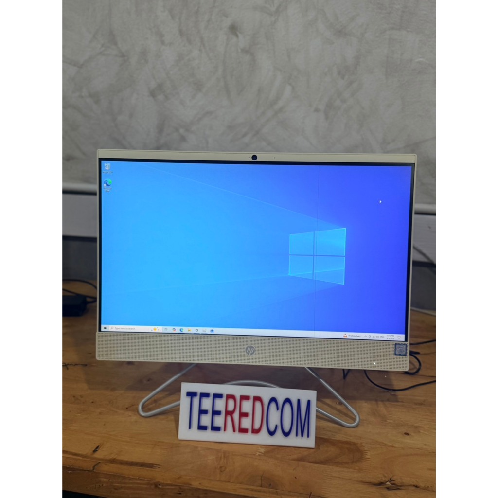 [มือสอง]คอมพิวเตอร์ All-in-One Lenovo 21.5" จอเป็นเส้น1เส้น |Core i5-9400T|RAM 8GB|SSD 128GB+ HDD1TB
