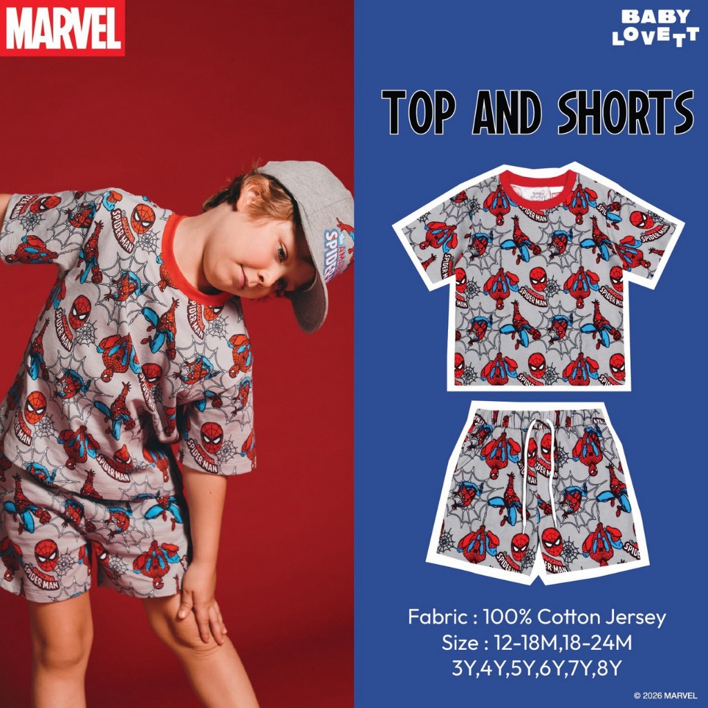 [Babylovett] 08 Spider-Man - Top and Shorts