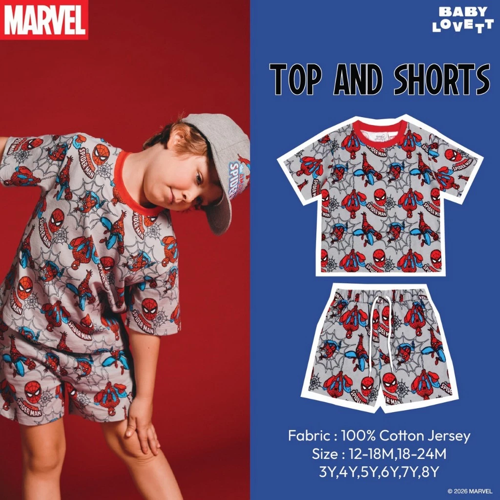 [Babylovett] 08 Spider-Man - Top and Shorts