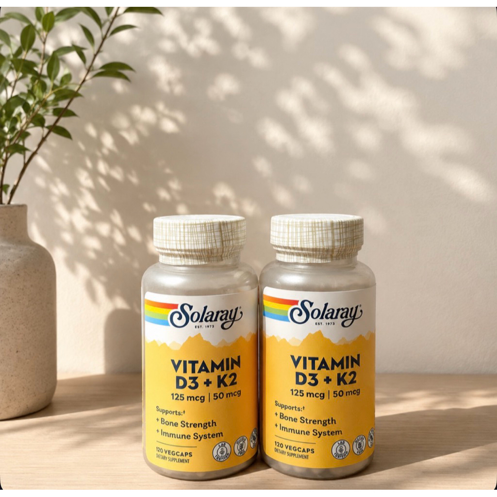Solaray Vitamin D3 + K2, Soy-Free