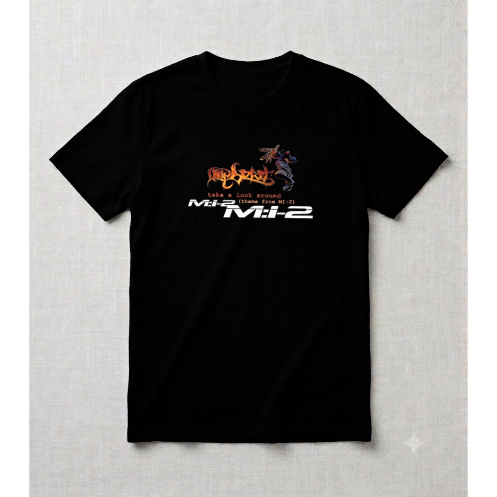 Vintage Y2K Limp Bizkit "Take A Look Around" Mission: Impossible 2 Tee