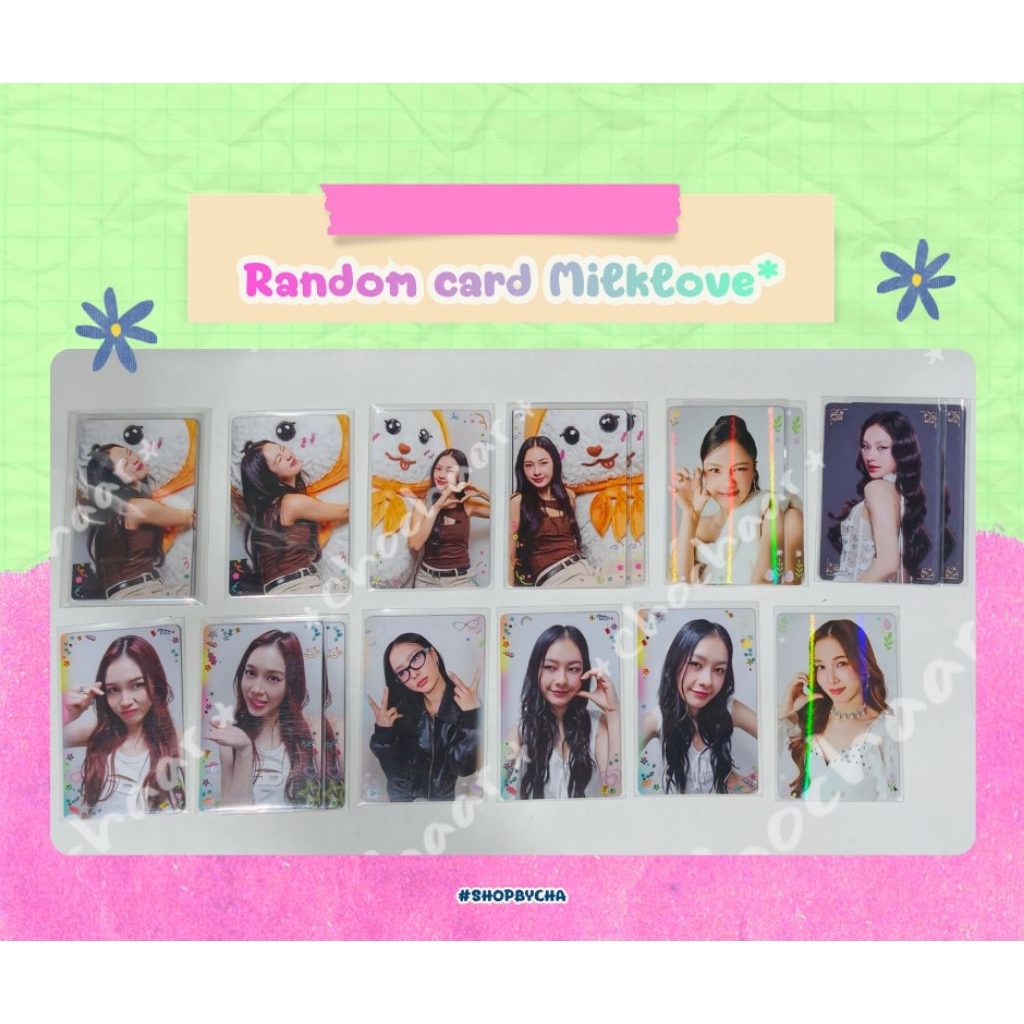 {พร้อมส่ง} Random card Milklove | มิ้ลค์เลิฟ