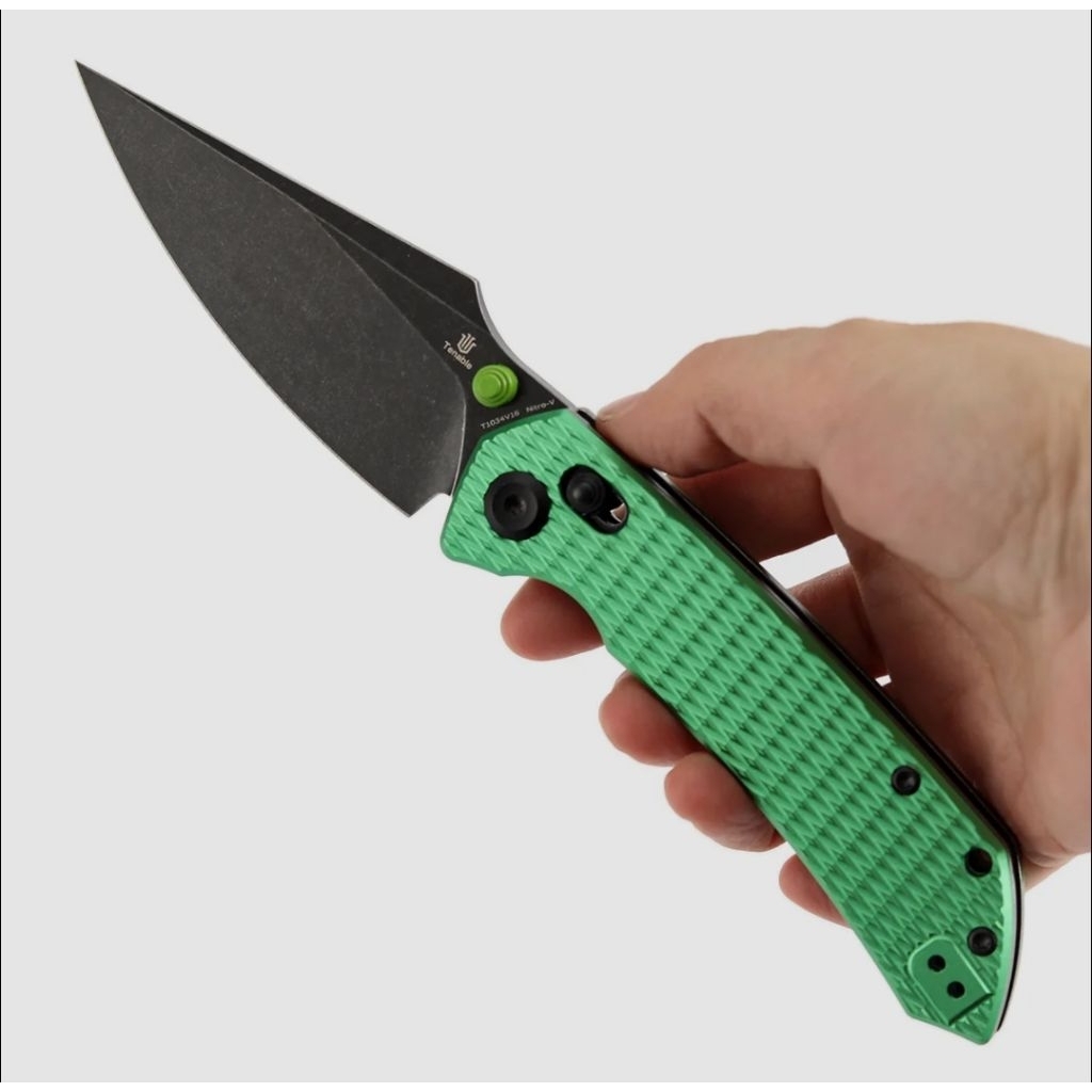 Tenable fenrir Nitro v green anodized aluminun daimond pattern (T1034v16)