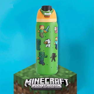 OWALA × Minecraft FreeSip 24oz & 32oz – ขวดสแตนเลสหุ้มฉนวนกันหก ปลอดสาร BPA