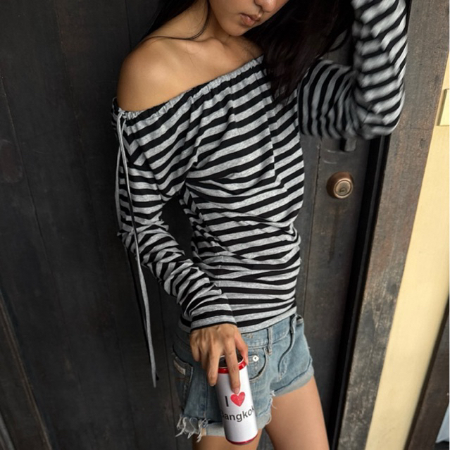 SLEEPY MURPHY | SAMMY DRAWSTRING TOP