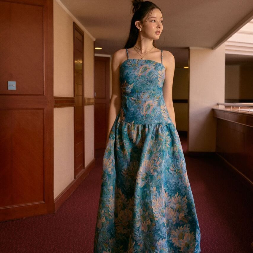 lookbookthesignature dorothy dress kyoto blue ชุดเดรสไปงาน