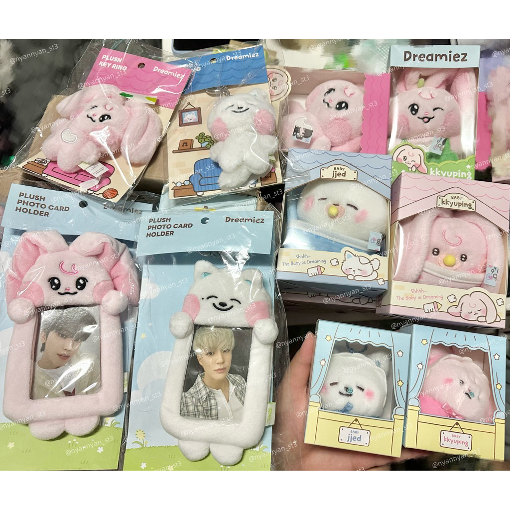 [พร้อมส่ง] แจมิน เจโน่ DREAMIEZ mini plush keyring / baby เบบี้ / พวงกุญแจ kkyuping jjed