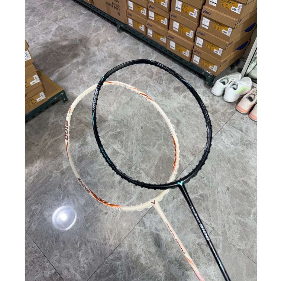 ไม้แบดมินตัน Victor รุ่น Auraspeed 8100 / 9100 (4U/5U) ครบชุดพร้อมใบรับประกัน