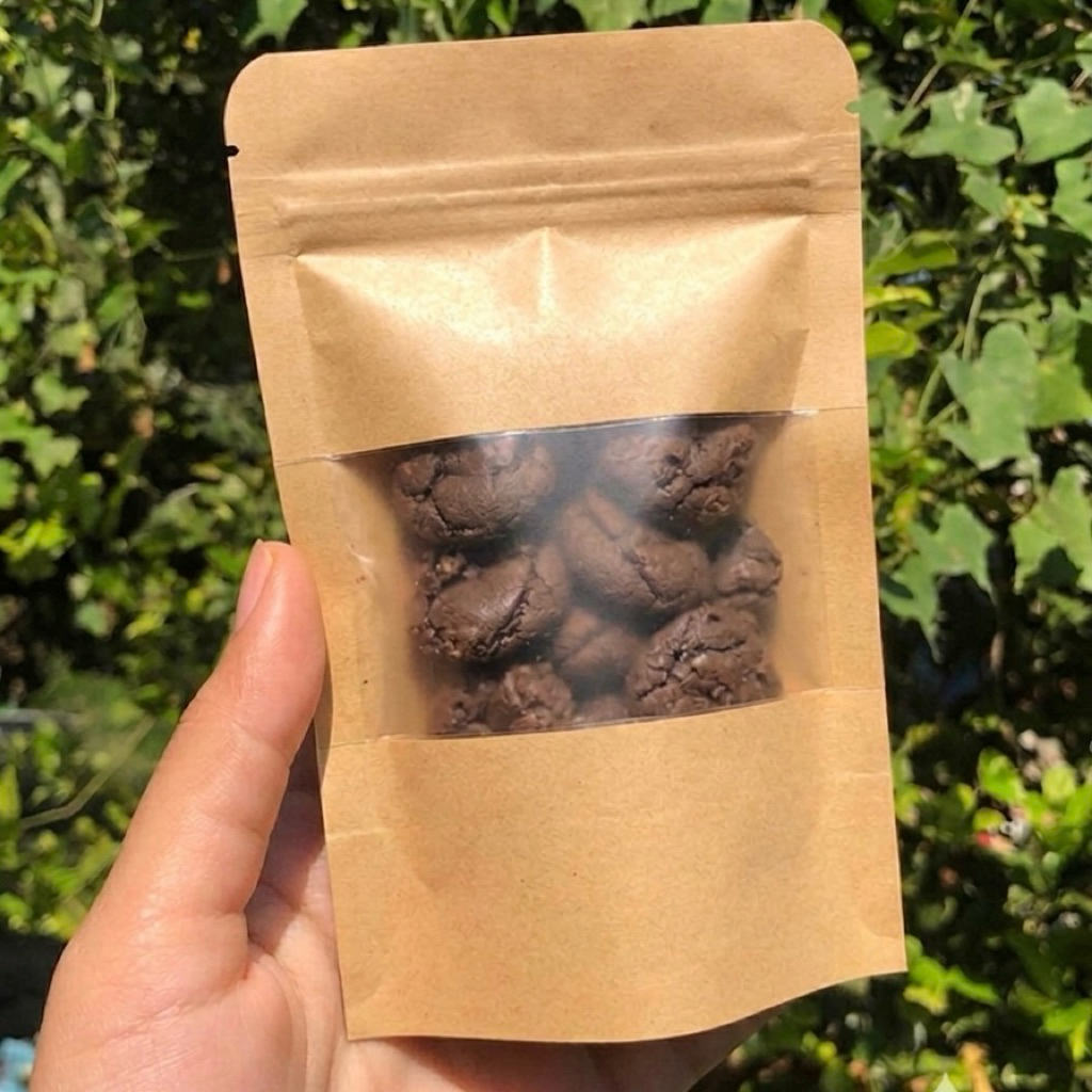 5 บาท ซีเรียลมินิคุกกี้บราวนี่โฮมเมด แพ็คเกจถุงซิปล็อค ปริมาณ10กรัม