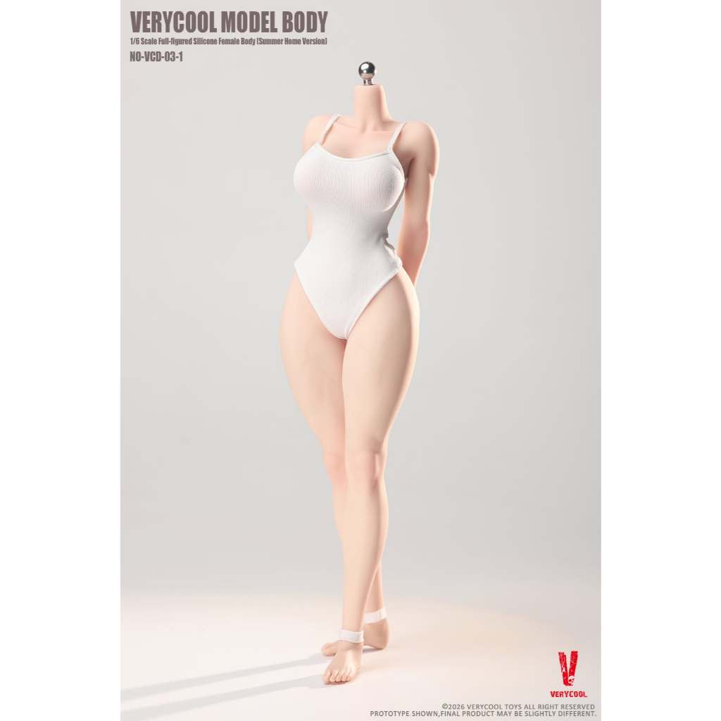 VERYCOOL 1/6 Body No.3 Full-Figured 1/6 Silicone Female Body (Summer Loungewear Version)