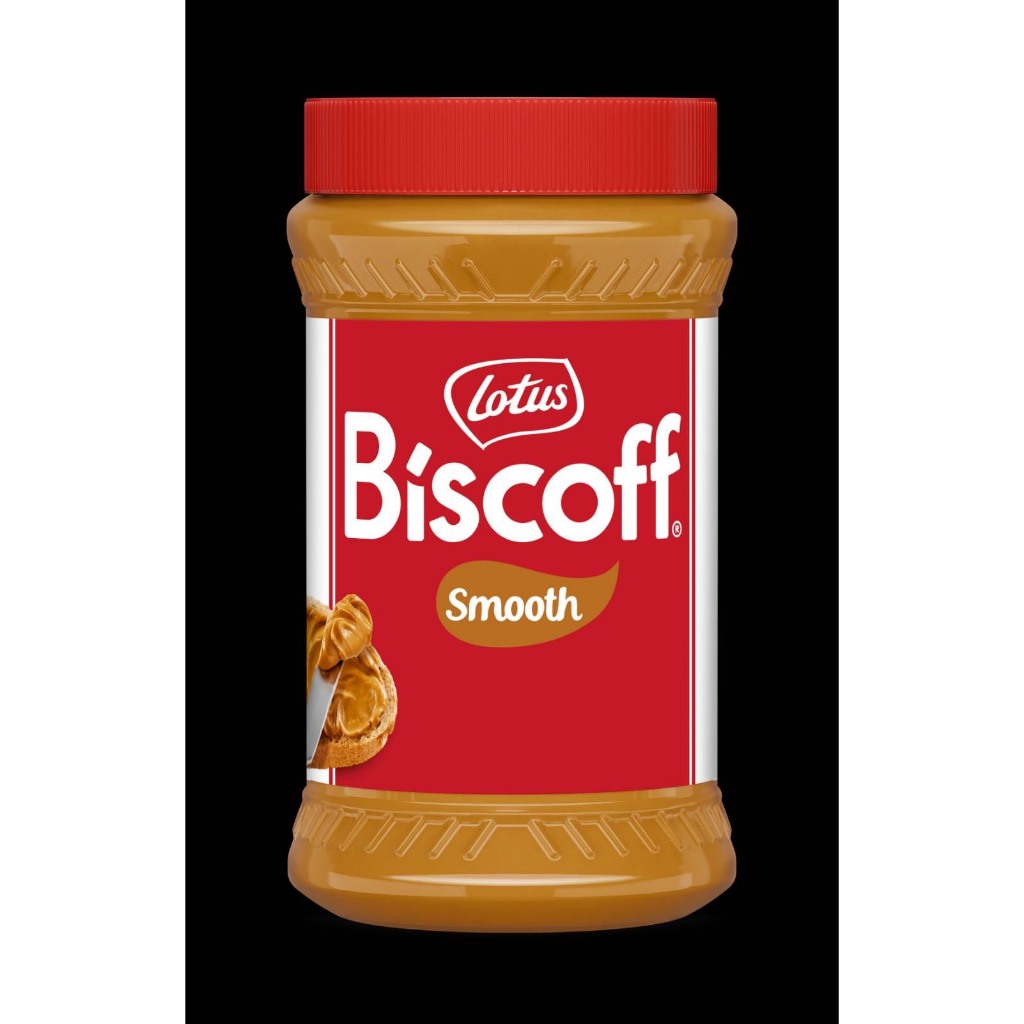 Biscoff Spread Smooth บิสคอฟสมูทขนาด 1กิโล  เเยมทาขนมปังกลิ่นหอมคาราเมล