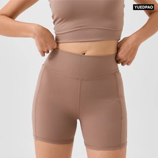 Yuedpao MotionSkin Active Pocket Shorts กางเกงขาสั้นออกกำลังกายผู้หญิง มีกระเป๋า กางเกงวิ่ง โยคะ ฟิตเนส แห้งไว (6 สี)
