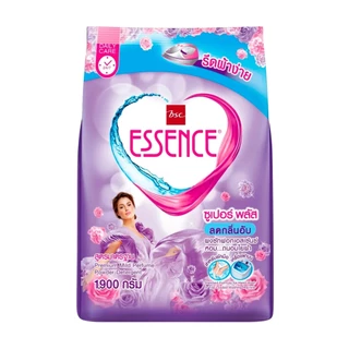 (แพ็ค 2 ถุง) Essence ผงซักฟอก เอสเซ้นซ์ ทำลายเชื้อไวรัสcovid-19 ได้ สะอาด หอมสดชื่น ขนาด 1800-1900 กรัม ทั้ง 3 สูตร