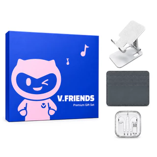 สำหรับแถมเท่านั้น Vivo V.Friends Premium Gift Set (หูฟัง+ซองใส่บัตร+แท่นวางโทรศัพท์)