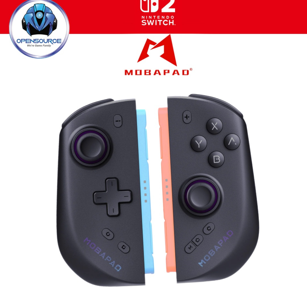 Mobapad M12 HD และ M12 S for Switch 2 TMR Glide Joysticks , Ergonomic Design , Gyro , plug and play มีให้เลือก 3 สี