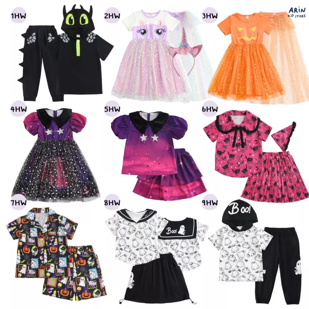 ชุดฮาโลวีน รุ่นHW ของแบรนด์Arin Kids อริน คิดส์