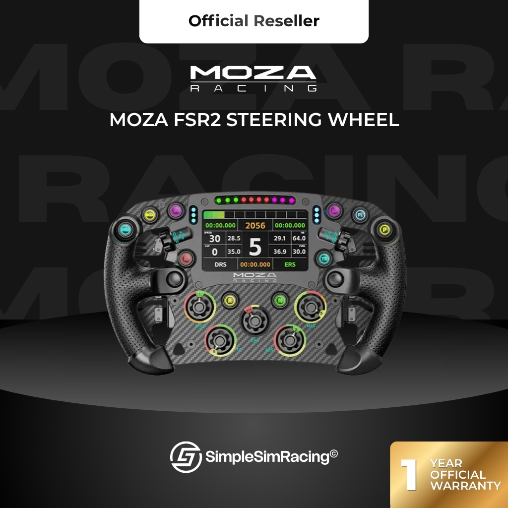 พร้อมส่ง Moza FSR2 Steering Wheel (ประกันศูนย์ไทย 1 ปี)