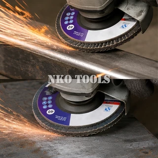 NKO ผ้าทรายเรียงซ้อน ผ้าทรายซ้อนหลังแข็ง จานทรายซ้อน ใบขัดไม้ ขัดเหล็ก มี#40 ถึง #120