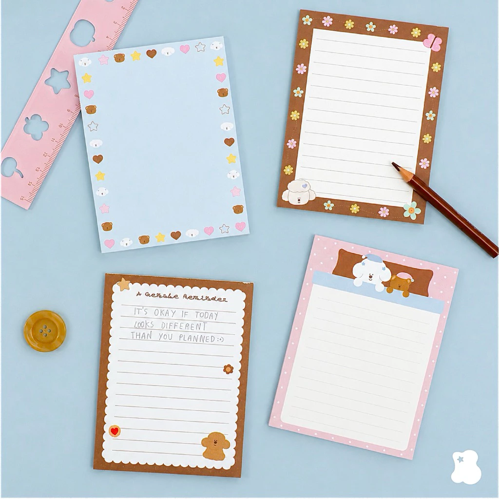 Bringhome Memopad 9*12 สมุดฉีก สำหรับจดโน๊ต (40 แผ่น)