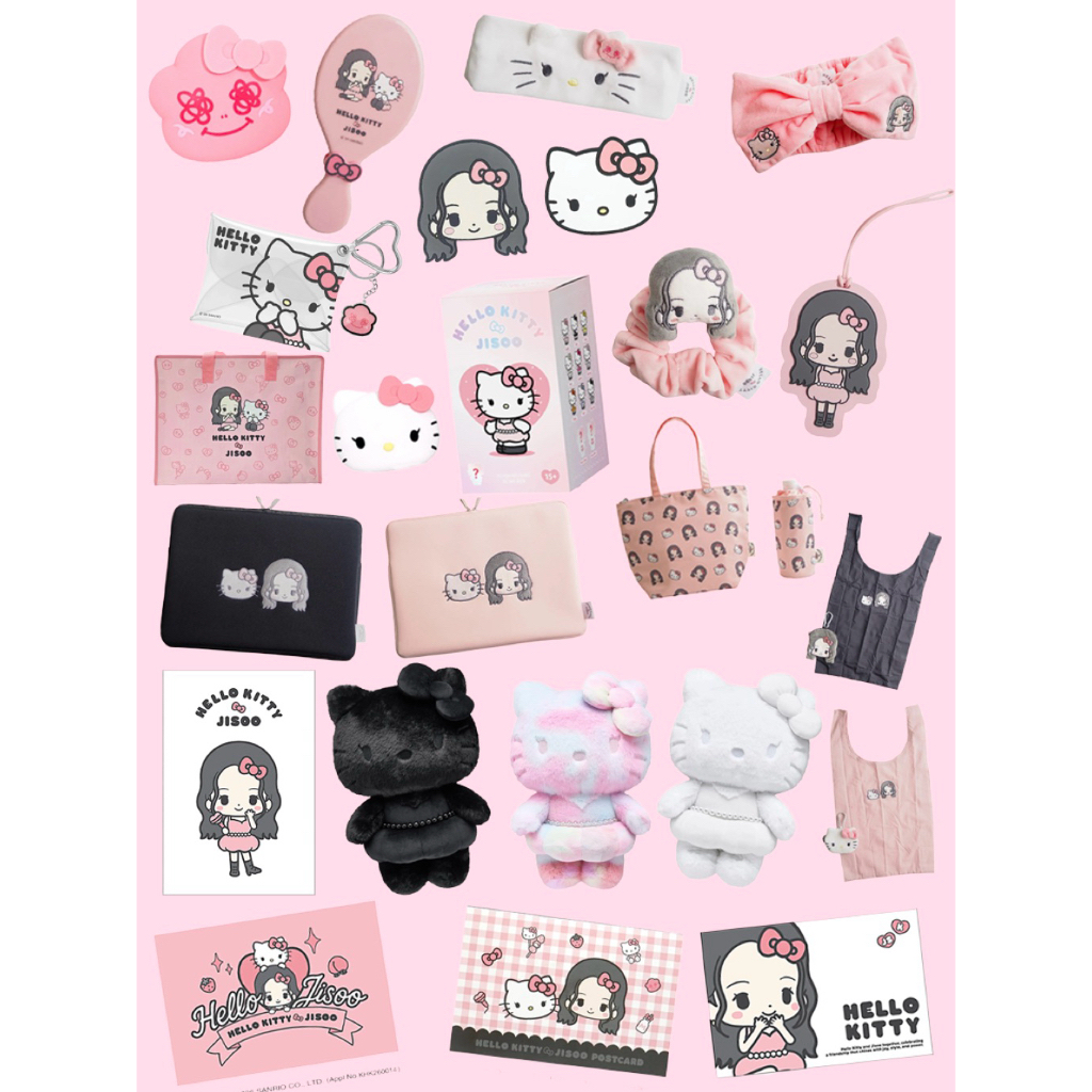 ♡ (1) รวมของใช้ Hello Kitty x Jisoo จัดส่งสินค้าไม่เกิน7วัน