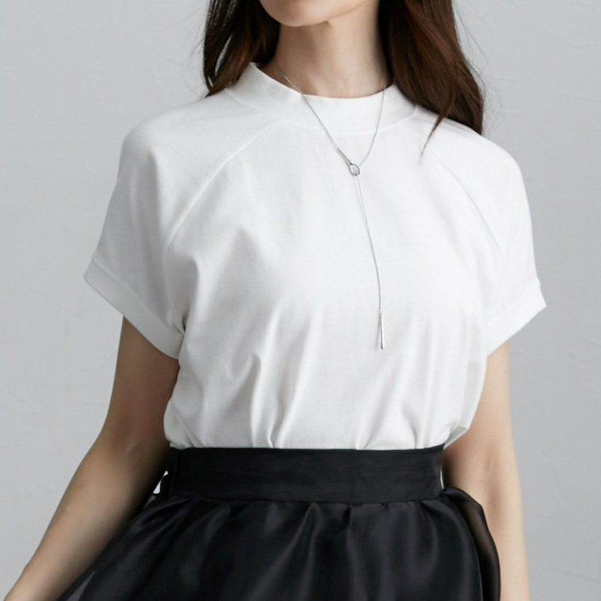 เสื้อยืดคอตั้ง ผ้าฝ้าย 100% นุ่มสบาย ระบายอากาศดี ทรงหลวม ใส่ได้ทุกวัน สไตล์ญี่ปุ่น ไซซ์ใหญ่