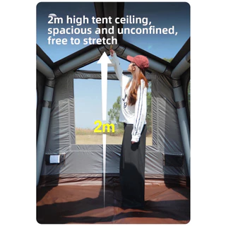 Vidalido Wish House 3.0 Air Tent เต็นท์เสาลม รุ่นใหม่ ขนาด 4-5 คน รับประกัน 2 ปี มี 2 ขนาดให้เลือก