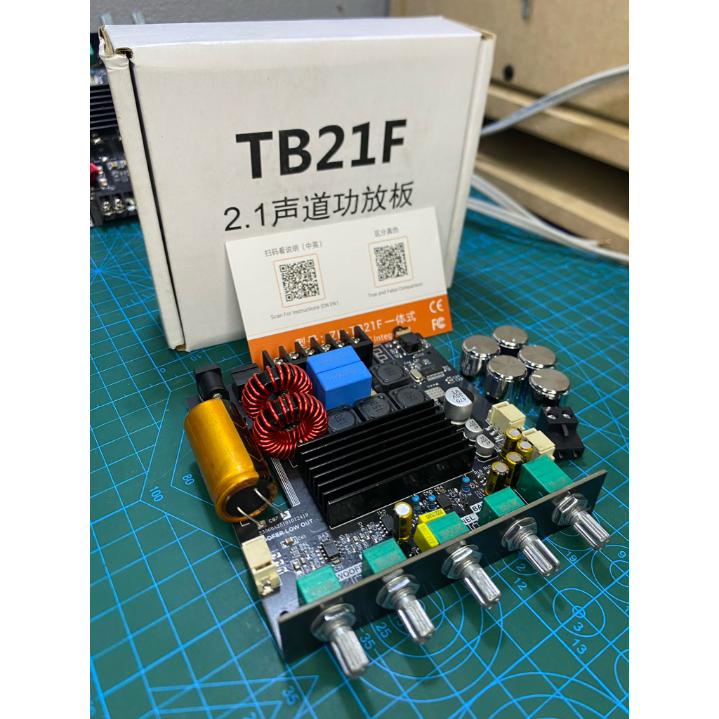 TB21F โมเบสกลางแหลมเต็มระบบ เพิ่มเกณฑ์ขยายx10เท่า กำลังขับ200w งานสั่งโม จัดส่งภายใน2วัน