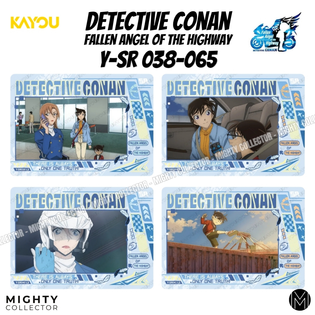 การ์ด Detective Conan Fallen Angel Of The Highway Collection Cards - SR - Kayou Official - การ์ดยอดนักสืบจิ๋วโคนัน