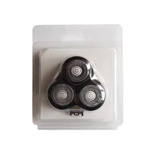 ชุดอะไหล่สำรอง หัวใบมีดโกน Black Stone (สีดำ) ใบมีดโกนหนวด 3 หัว โกนได้ 360 องศา