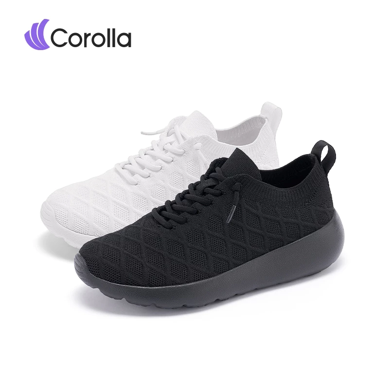 Corolla Airknit รองเท้าผ้าใบผู้หญิง น้ำหนักเบา นุ่มสบาย พื้นกันลื่น ทนทาน เหมาะสำหรับวิ่ง ออกกำลังกาย และใส่ทำงาน