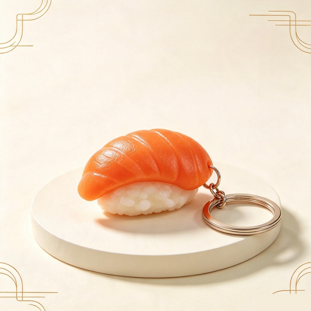 SCreate 3D-ซูชิแซลมอนClicker 🍣 | ของเล่นกดคลายเครียด | Sushi Series | 3D Printing