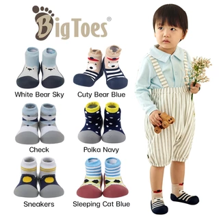 (เติมสต๊อกแล้ว) Bigtoes รองเท้าหัดเดิน [รวมลาย] Size 11.5 / 12.5 / 13.5 Made in Korea