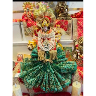 ชุดสร้อยคอต่างหูและหน้าผากอินเดีย งานมีตำหนิ งานพลาสติก มีสีหลุดดำ เหมาะสำหรับตกแต่ง หรือ ถวาย รบกวนอ่านด้วย