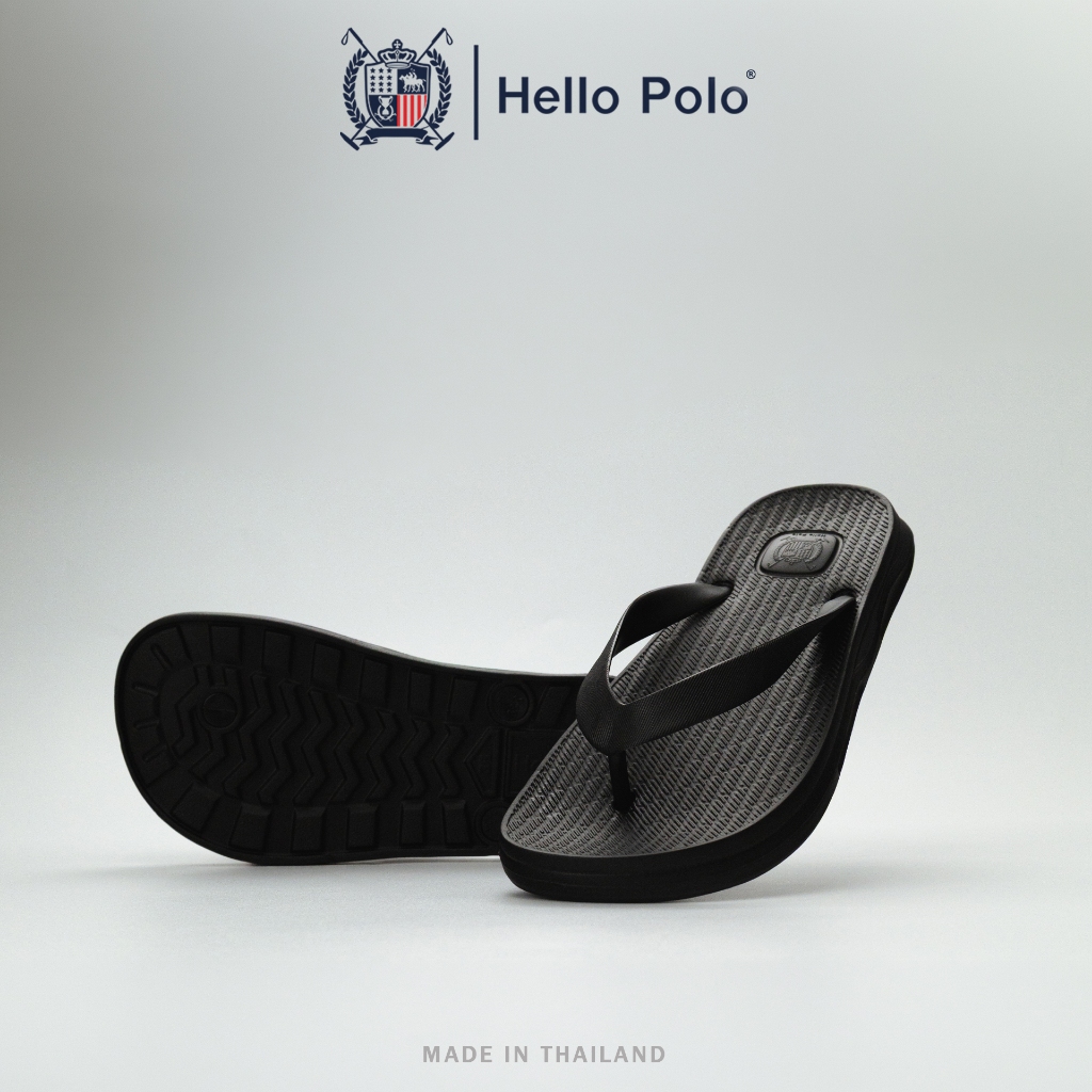 Hello Polo รองเท้าแตะหูหนีบ ทั้งชายหญิง HP8072 พื้น EVA นุ่มเบา กันลื่น สวมใส่ง่าย มินิมอลเรียบหรู
